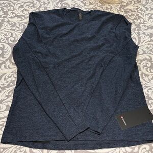 lululemon athletica Men's Long Sleeve Crew - Navy Heather